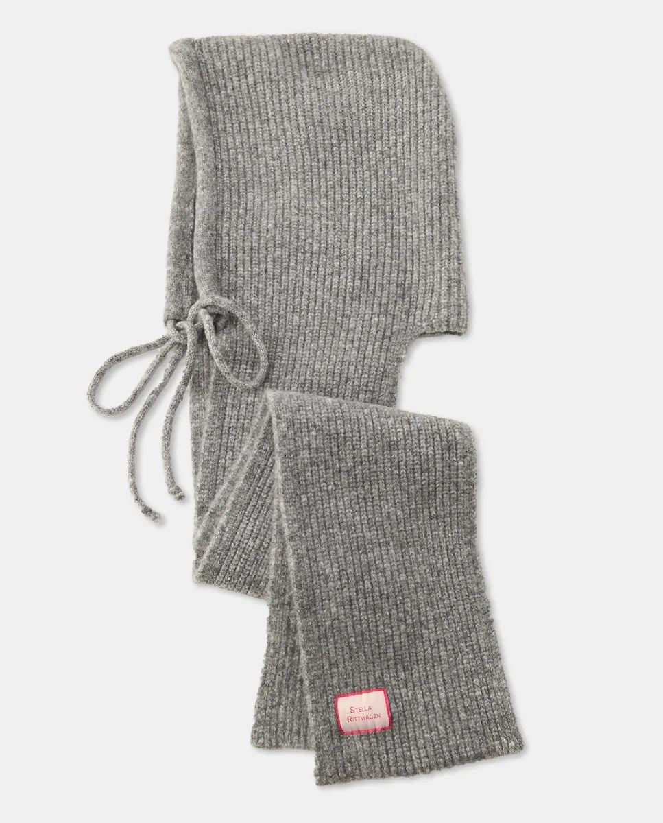 

Однотонный шарф Stella Rittwagen, светло-серый