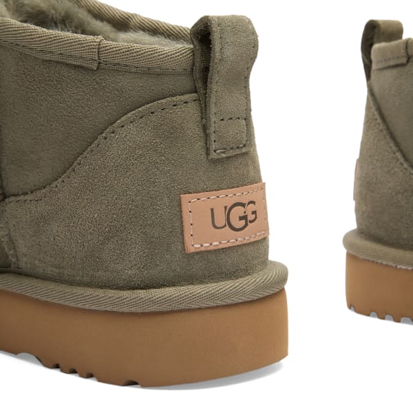Классические ультрамини-ботинки Ugg, Moss Green — фото 3