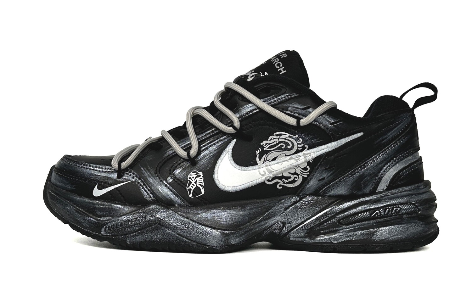 

Массивные кроссовки Nike Air Monarch 4 унисекс, Black