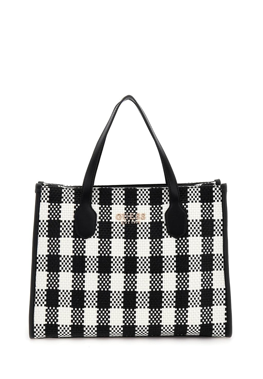 

Большая сумка SILVANA VICHY Guess, черный