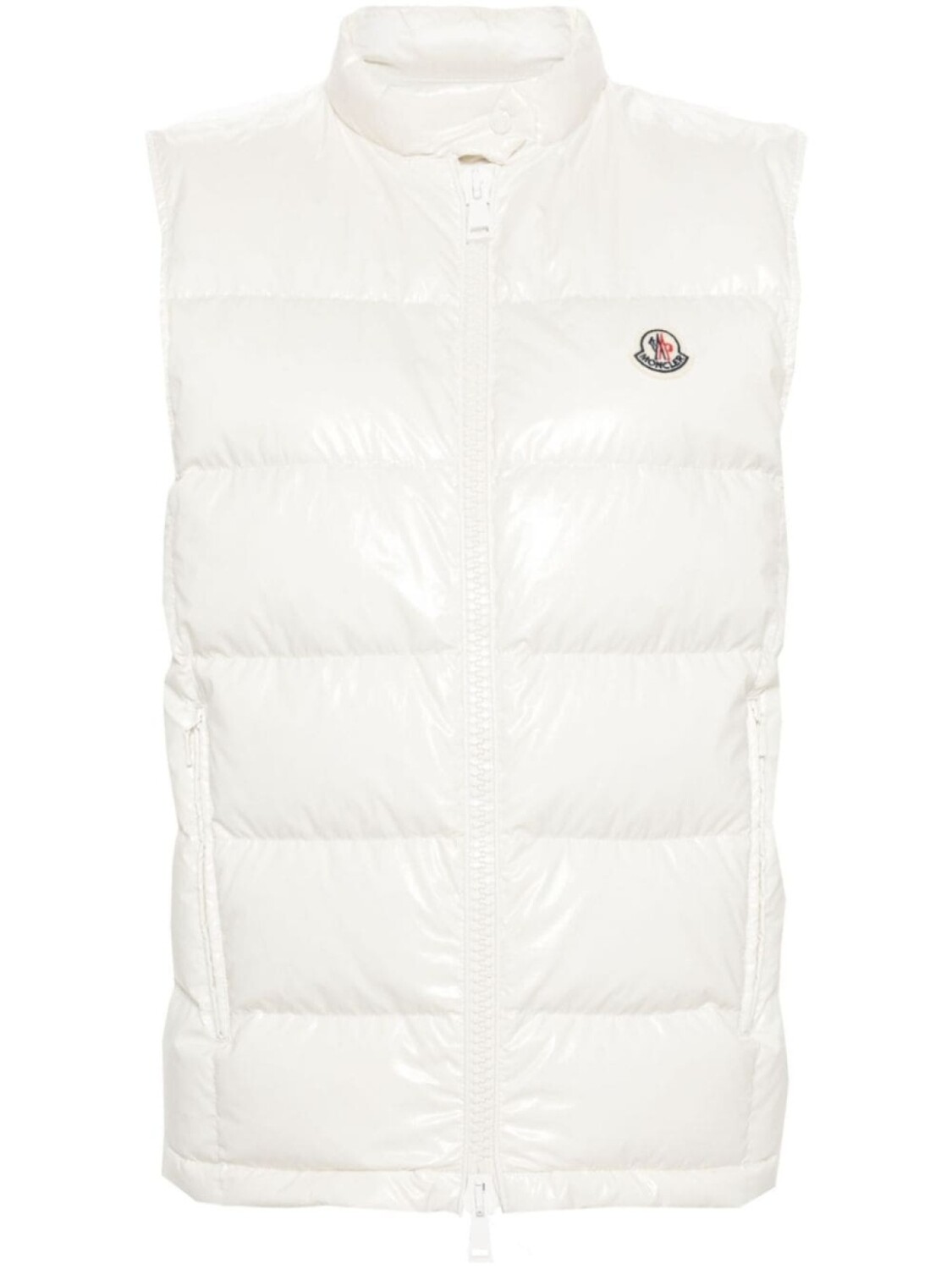 

Moncler дутый жилет Alcibia, белый