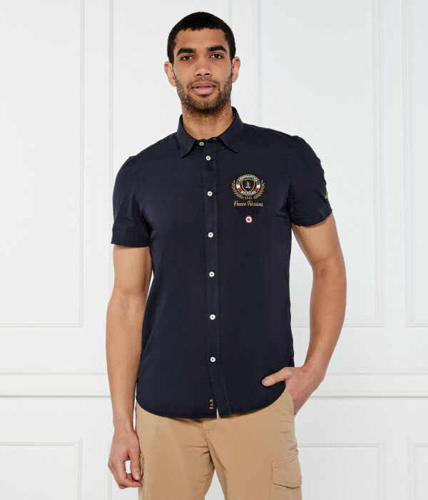 

Рубашка Regular fit Aeronautica Militare, синий