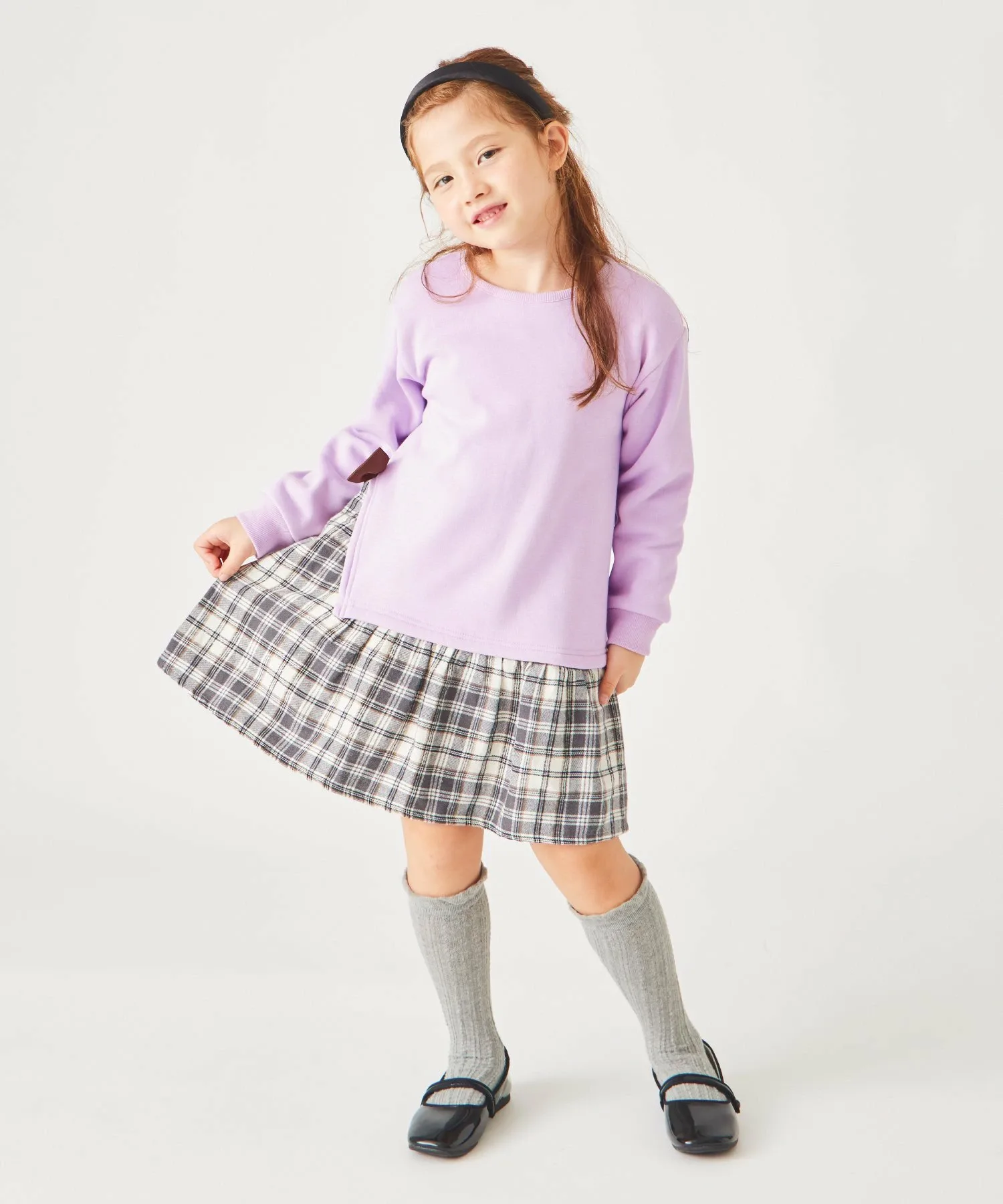 Многослойное платье на флисовой подкладке Ever Closet, Lavender
