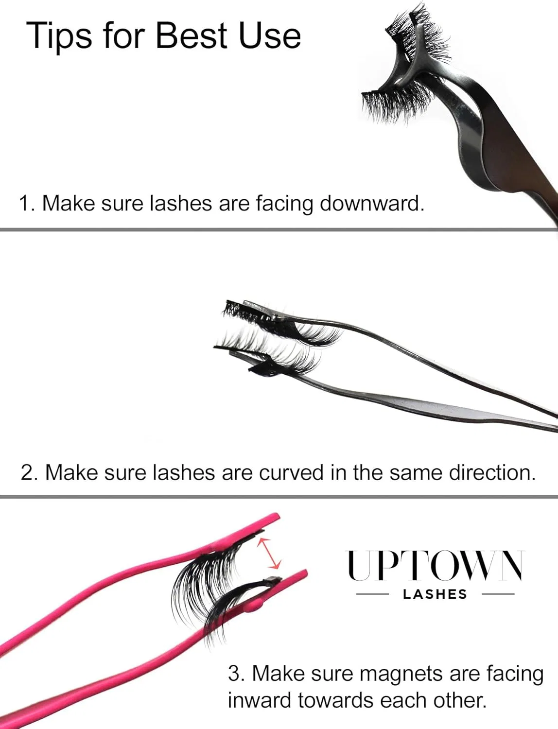 Аппликатор для ресниц Uptown Lashes, черный — фото 4