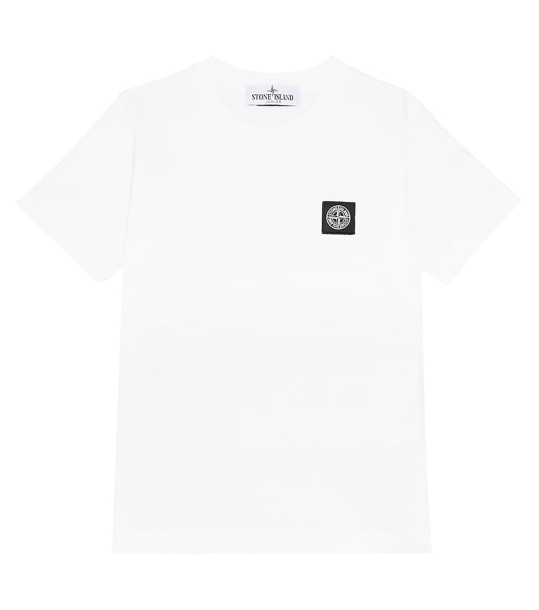 

Футболка compass из хлопкового джерси Stone Island Junior, белый
