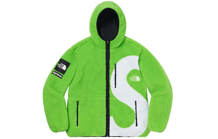 

The North Face X FW20 бархатная куртка унисекс Supreme, зеленый
