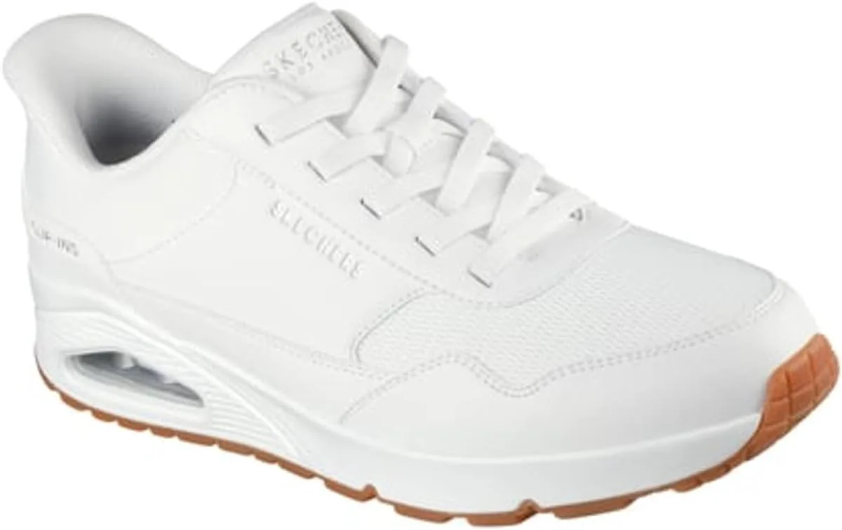 Мужские кроссовки Skechers Uno - Banksia без застежек, белый