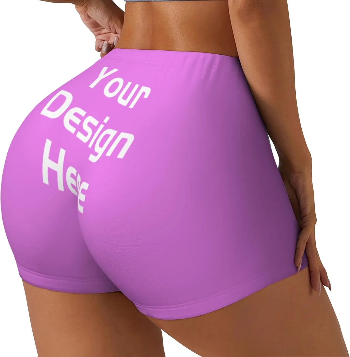 Шорты Active с принтом, Generic, Light Purple — фото 2
