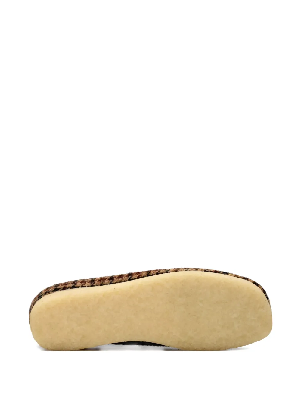 Сапоги с бахромой и твидовым узором Clarks Originals, коричневый — фото 4