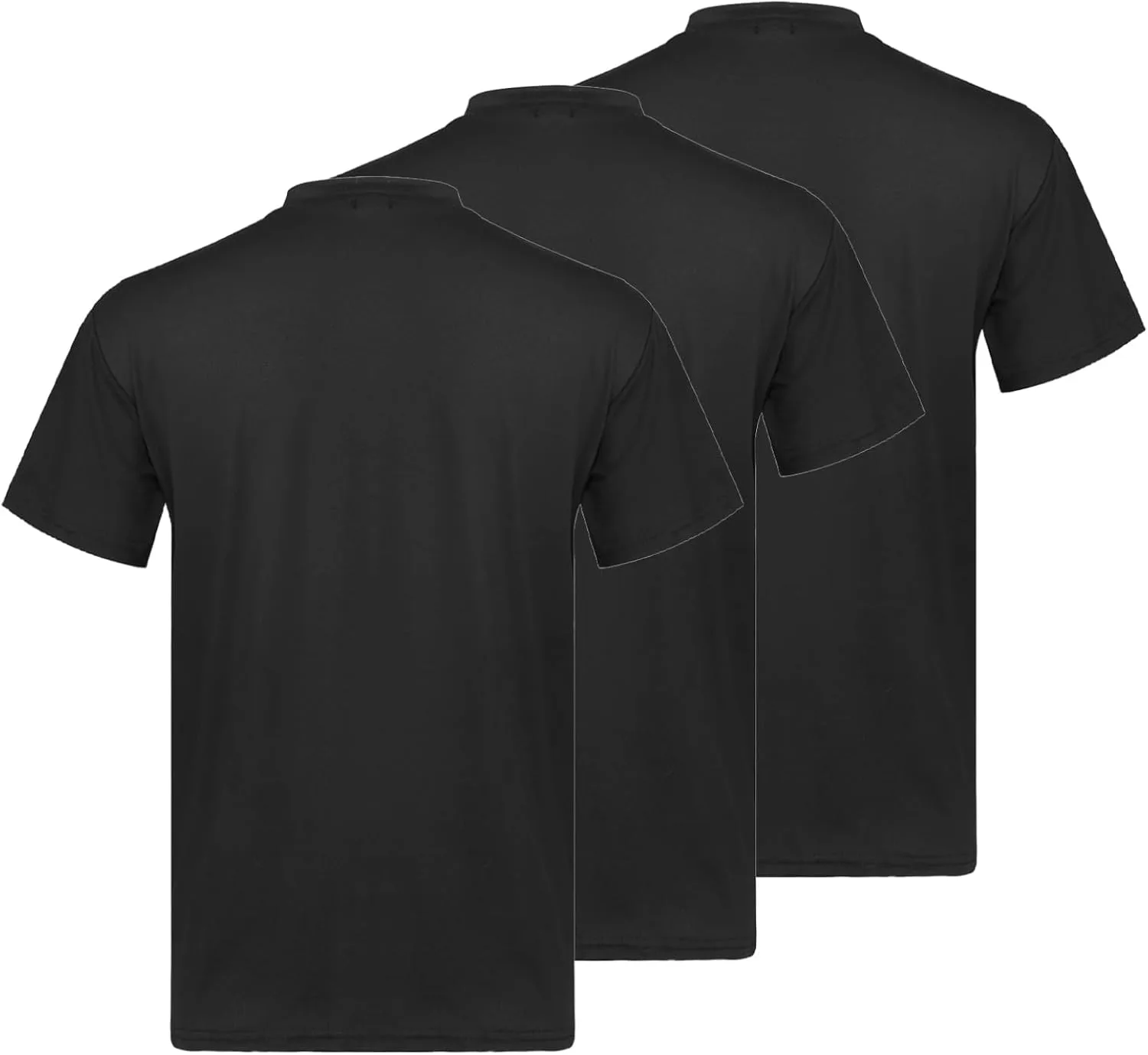 

Hedmy 3 Pack мужская футболка с коротким рукавом и воротником-стойкой для бега и тренировок