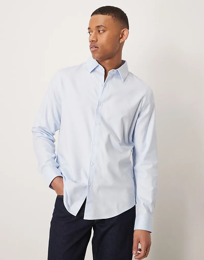 

Рубашка с длинным рукавом от Abercrombie & Fitch белого цвета