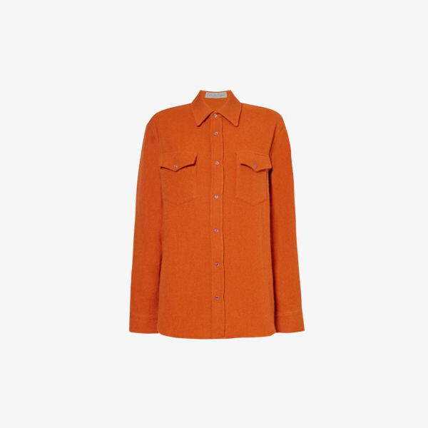 

Кашемировая рубашка стандартного кроя аметистового цвета Gods True Cashmere, фиолетовый