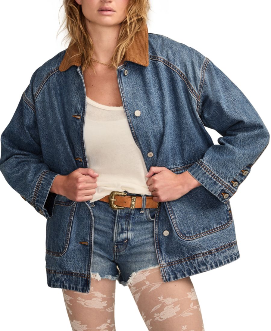 

Женская джинсовая куртка Legend Denim Barn Jacket Lucky Brand, Howdy