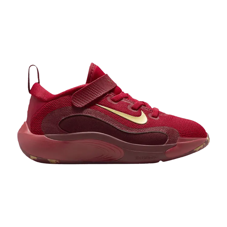 

Кроссовки Nike IsoFly PS Gym Red Metallic Gold, красный