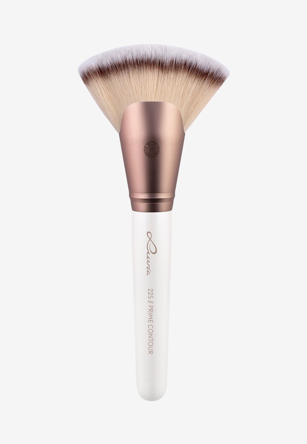 

Кисти для макияжа Prime Contour Luvia Cosmetics, цвет pearl white/coffee brown