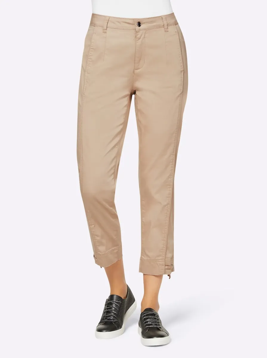 

Тканые брюки Heine, бежевый