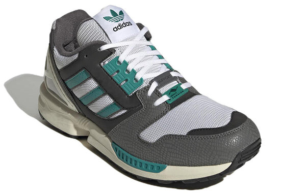 Кроссовки оригинал zx 8000 x атомы Adidas, белый — фото 3