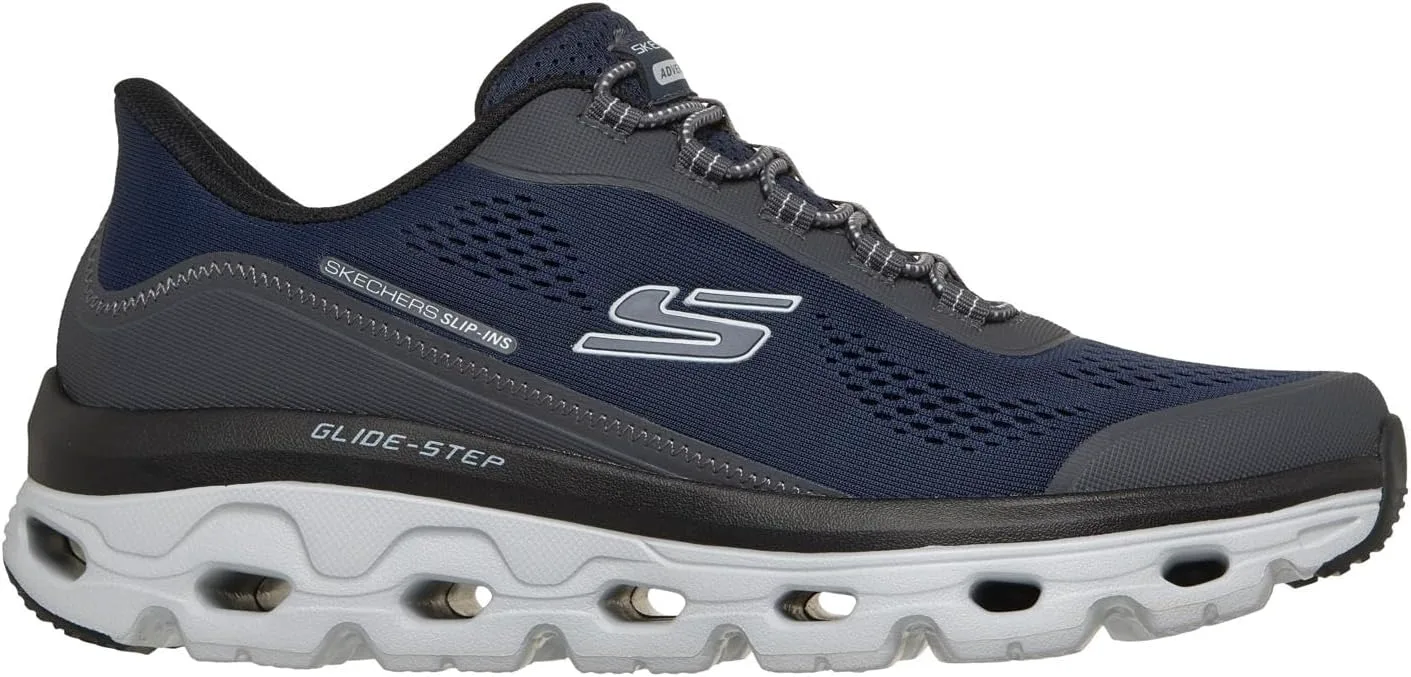 Мужские кроссовки Skechers Glide-Step Pro без шнурков, темно-синий — фото 4