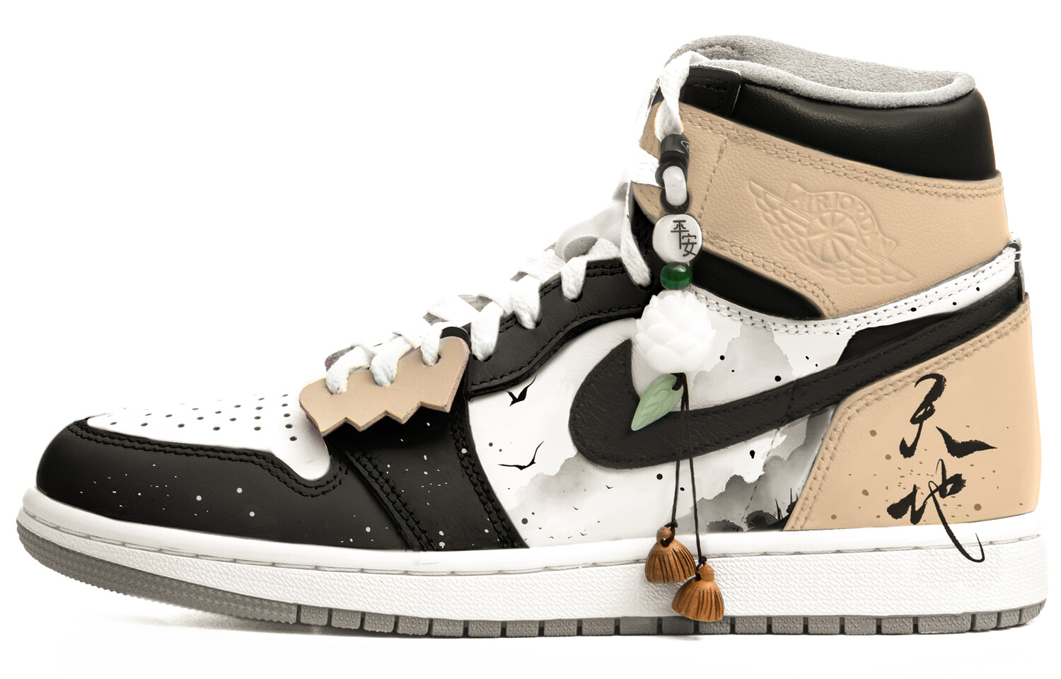 

Jordan Air Jordan 1 Баскетбольные кроссовки унисекс, Black