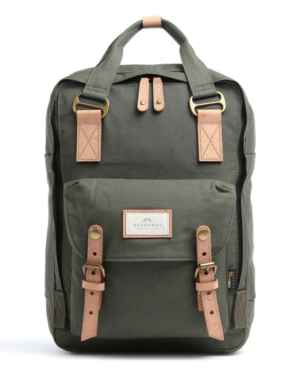 

Рюкзак Macaroon без PFC, хлопок 13 дюймов, нейлон Cordura Doughnut, зеленый