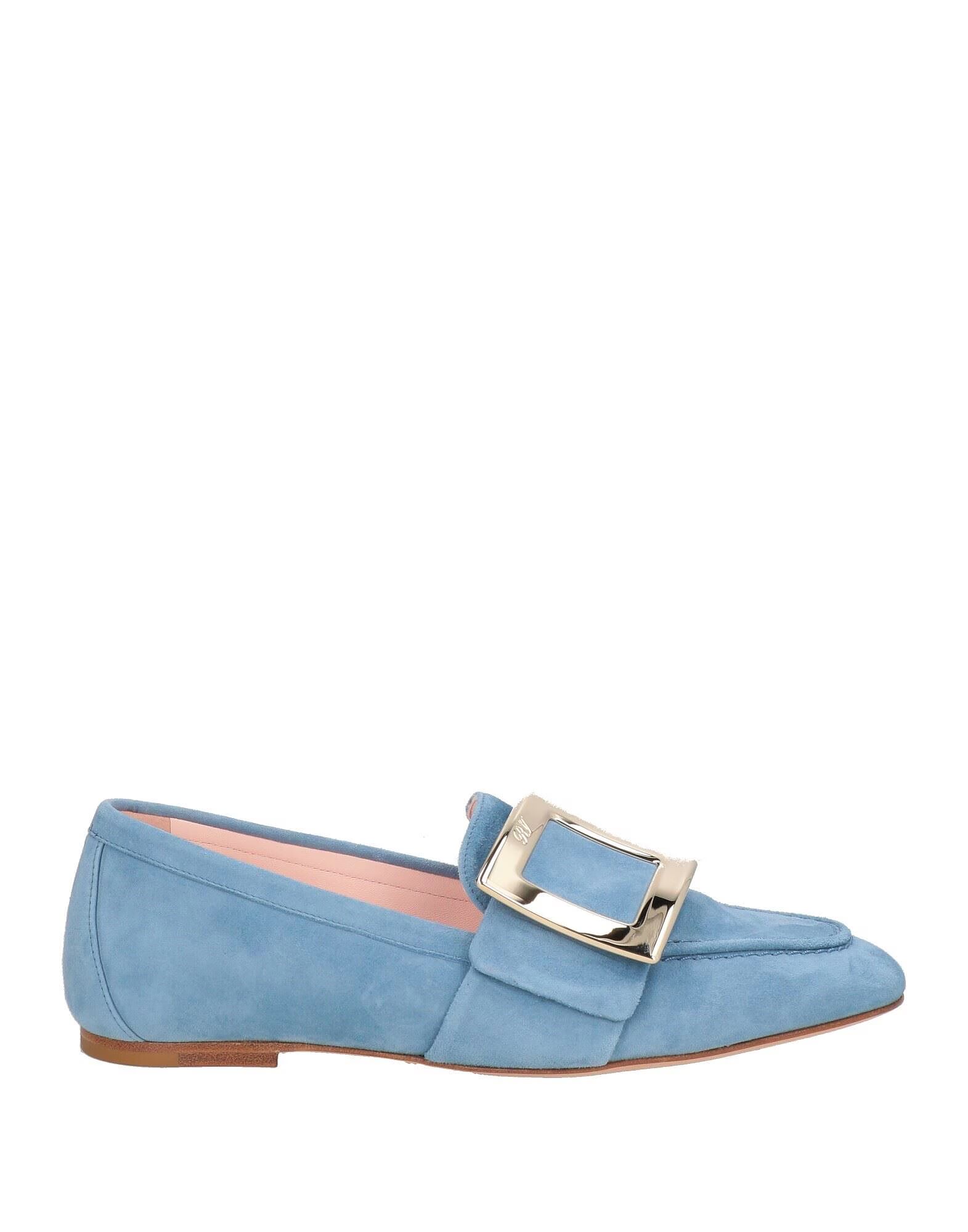 Лоферы Roger Vivier, небесно-голубой