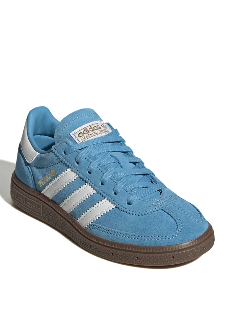 Кроссовки для гандбола, Spezial, adidas, белый/светло-голубой — фото 2