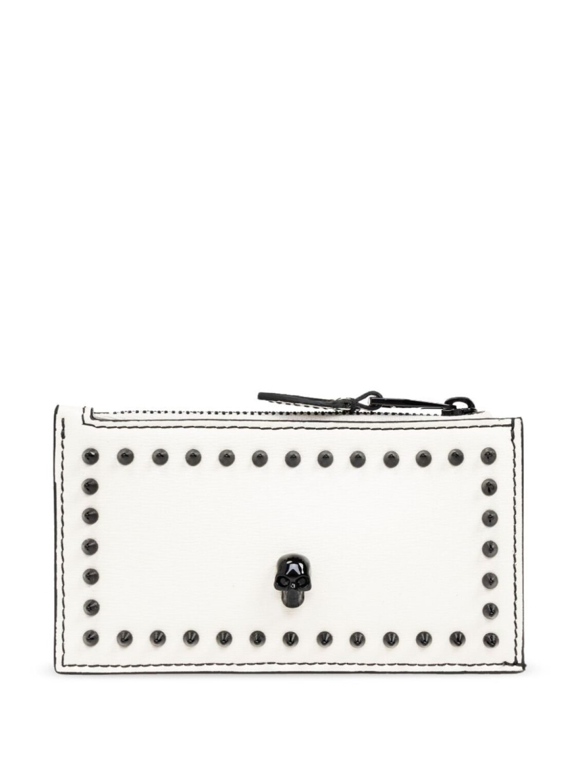 

Alexander McQueen кожаный кошелек с черепом и заклепками, белый