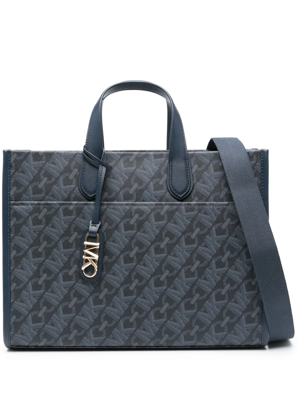 

Большая сумка-тоут Gigi Empire Michael Michael Kors, синий