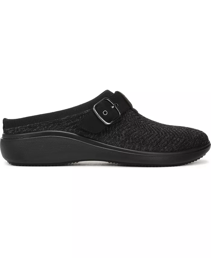 Женские моющиеся сабо Balance-Knit с круглым носком LifeStride, черный — фото 2