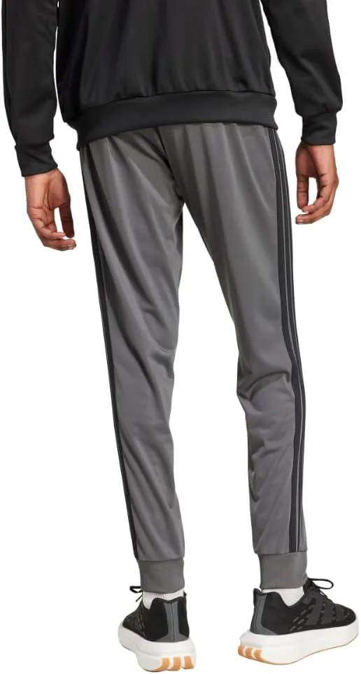 Мужские брюки Adidas 3-Stripes Tricot Regular Tapered Pants Casual - розовые — фото 3