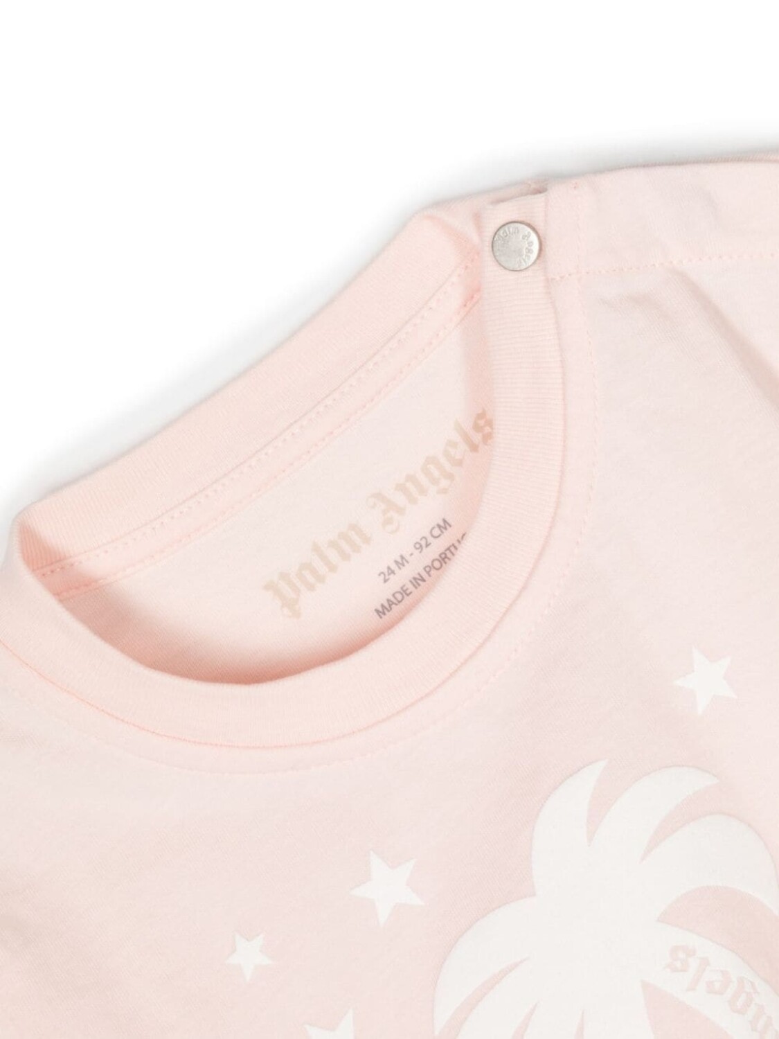 Palm Angels Kids футболка Palm Stars, розовый — фото 3