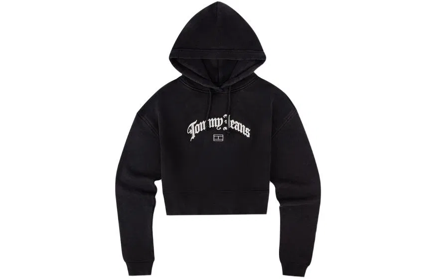Худи женское Black Tommy Hilfiger, Black BDS