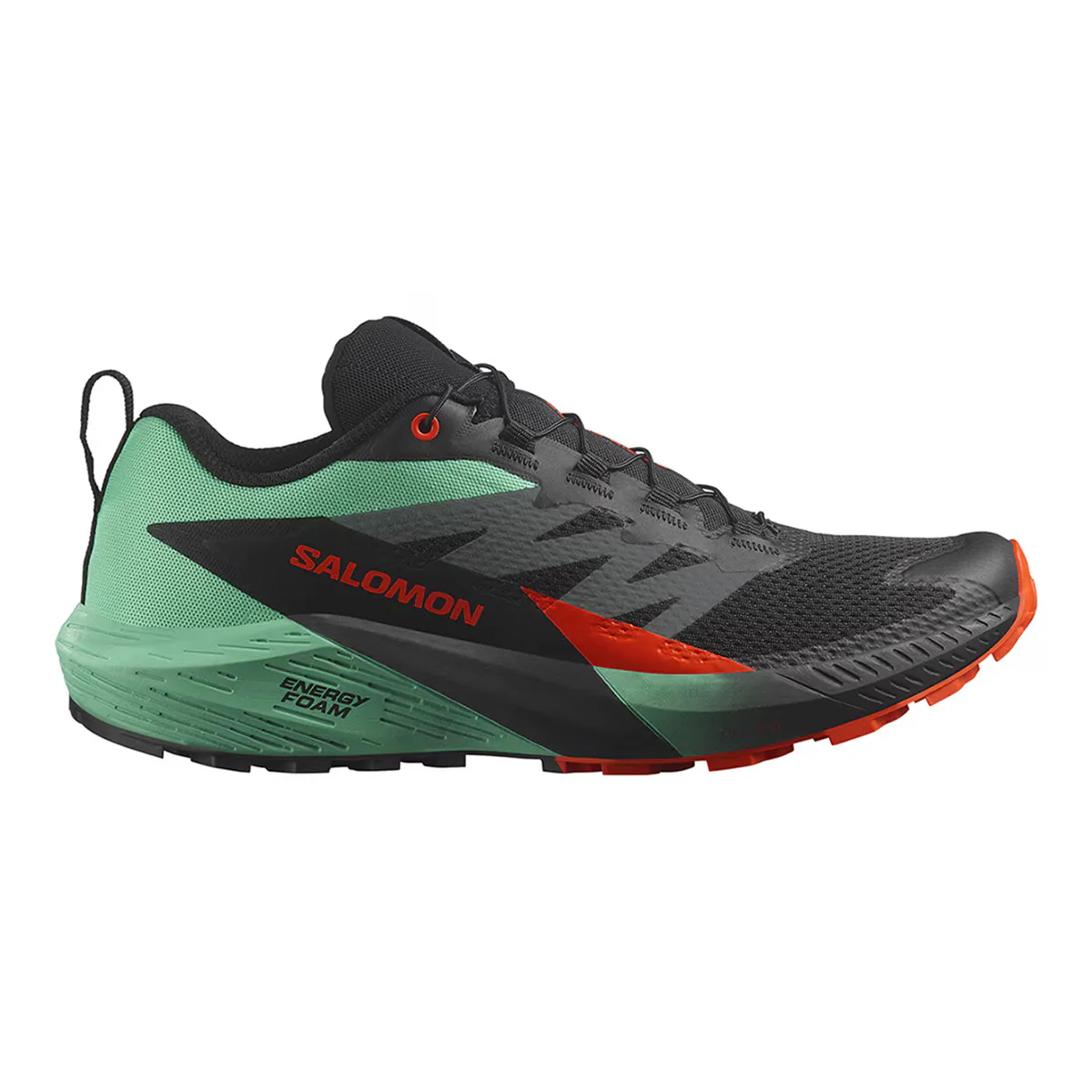 

Мужские кроссовки для бега по пересеченной местности Salomon SENSE RIDE 5, черный/зеленый