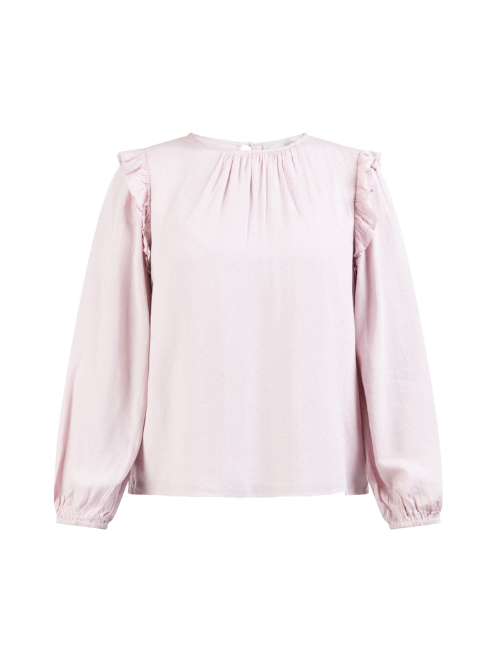 

Женская классическая блузка с длинным рукавом в лиловом цвете Usha