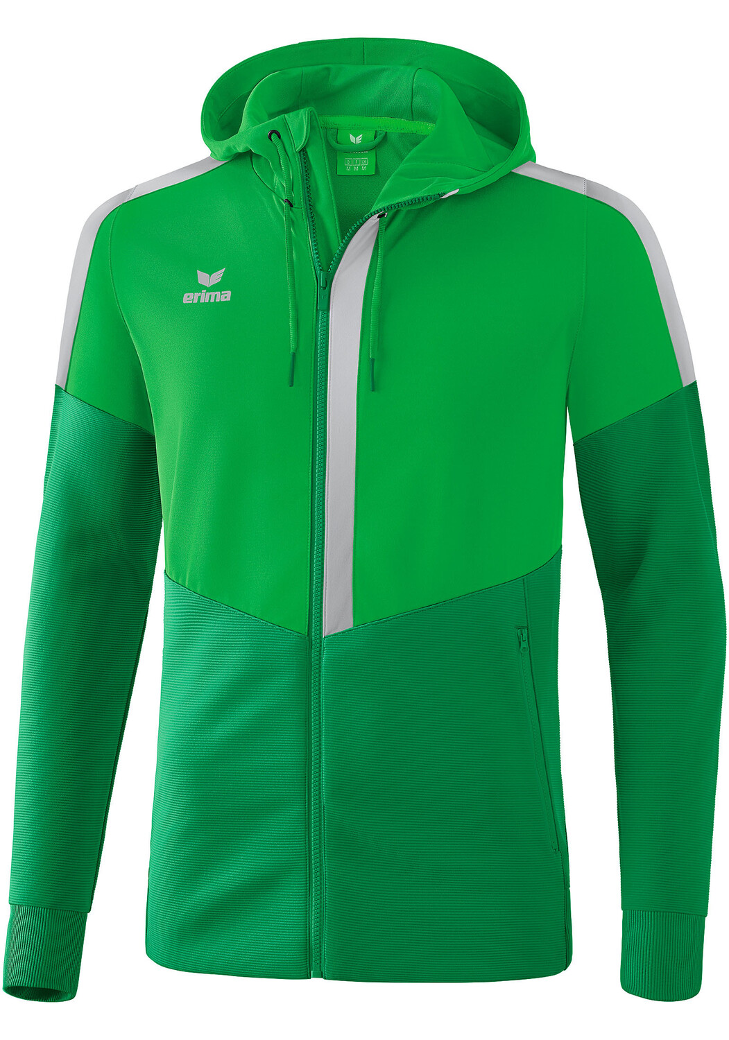 

Спортивная куртка erima Squad mit Kapuze, цвет fern green/smaragd/silver grey