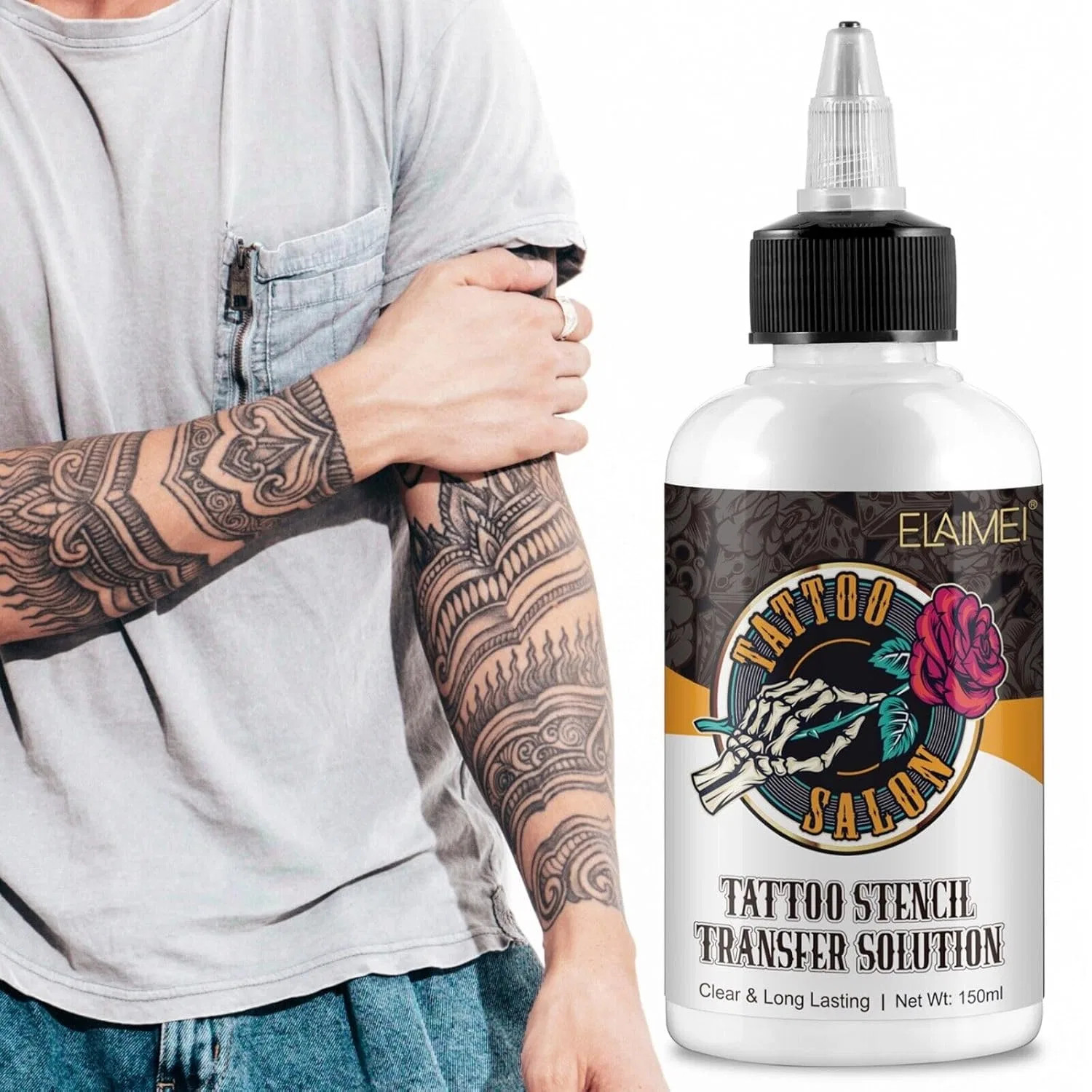 Гель для перевода тату-трафаретов P-Beauty, 3 шт. по 150 мл P-Beauty Cosmetic Accessories — фото 2