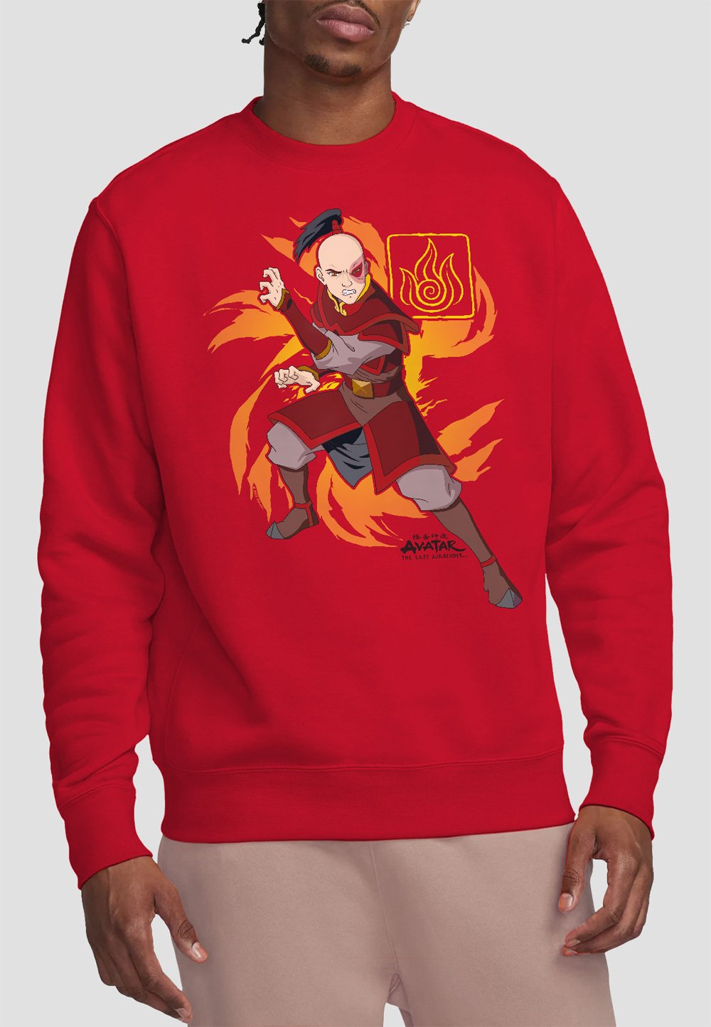 

Толстовка AVATAR THE LAST AIRBENDER ZUKO FLAME BURST Cotton Soul, красный