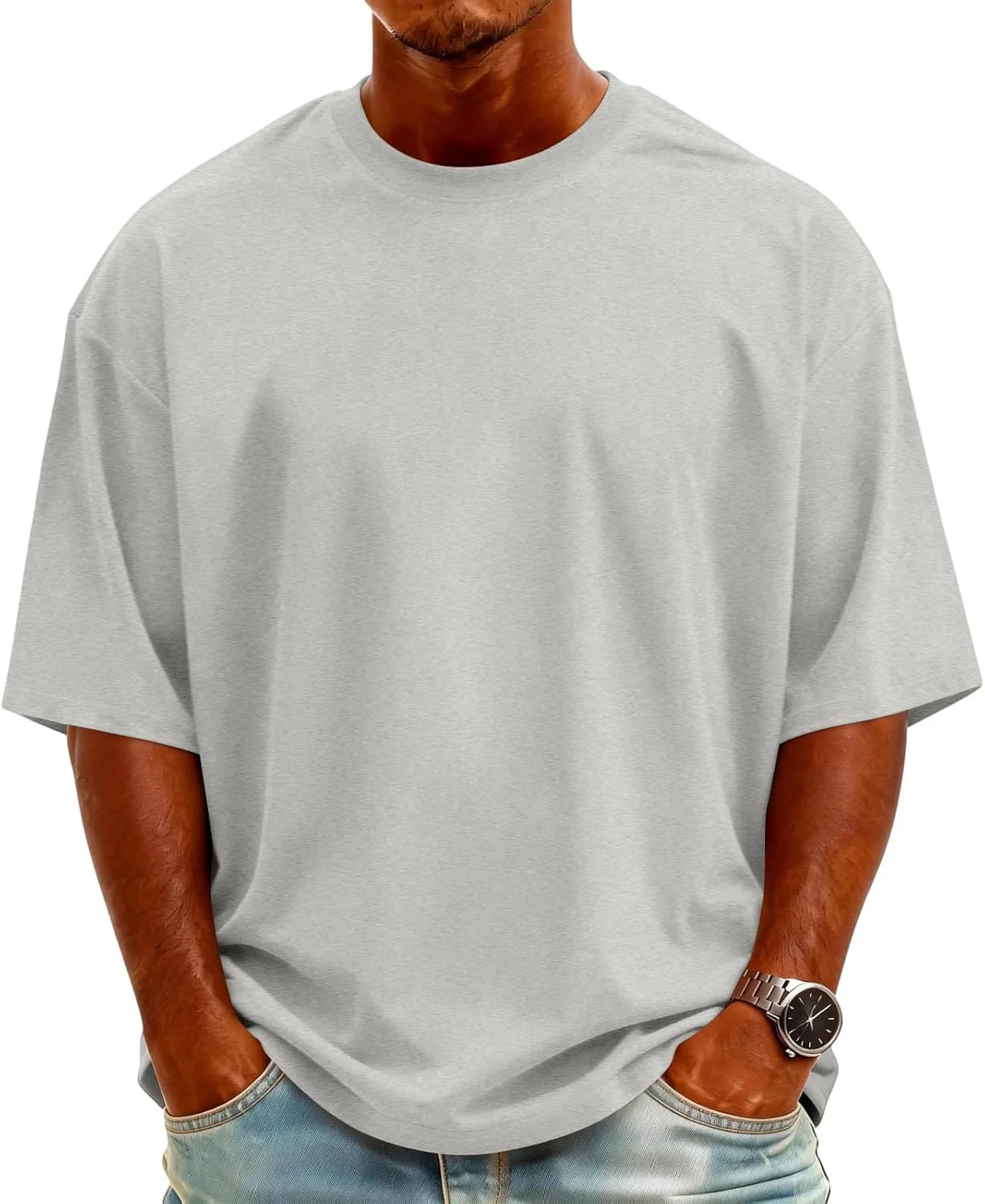 

Оверсайз футболка для мужчин Vintage Washed lopmou