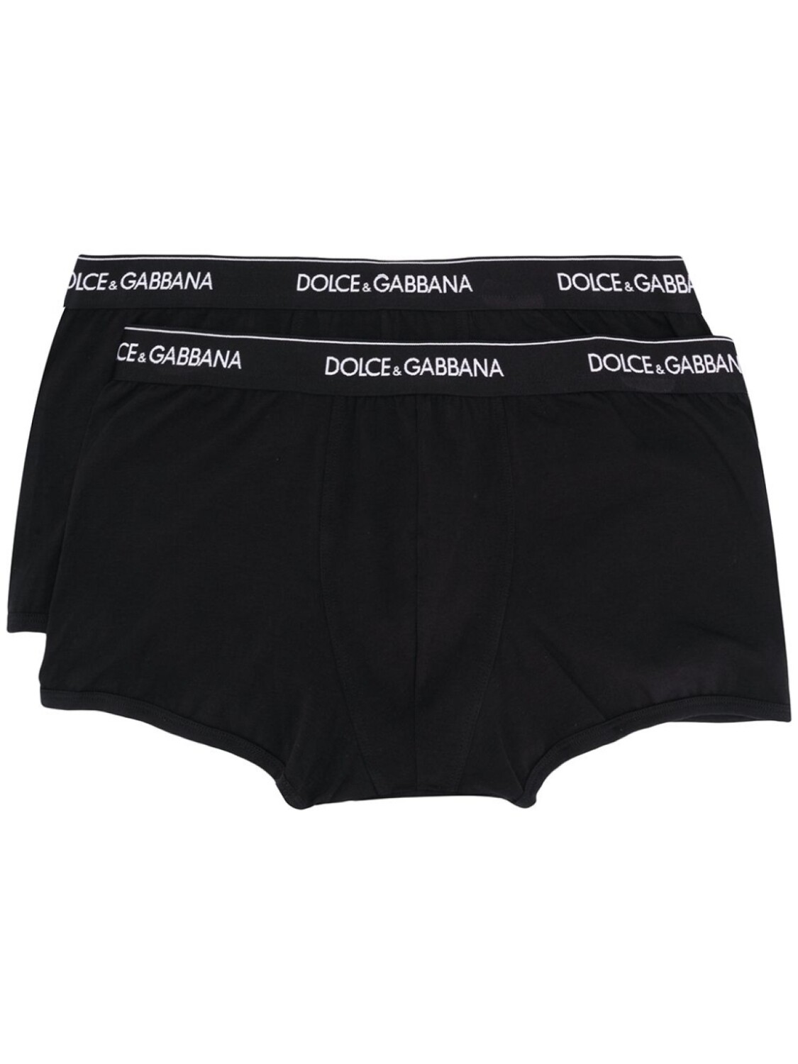 

Dolce & Gabbana комплект из двух боксеров с логотипом, черный