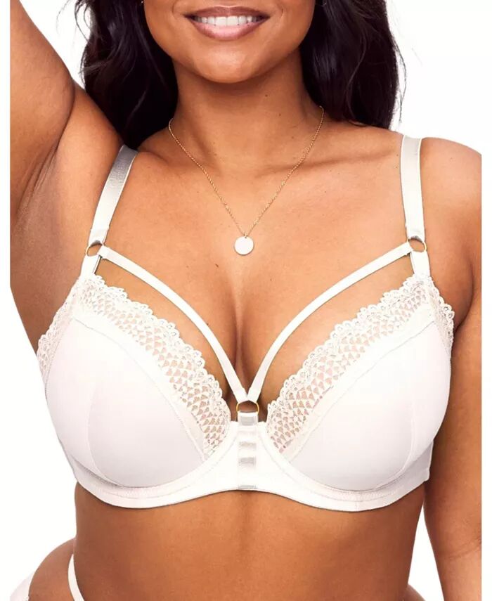

Бюстгальтер Marca Contour Plunge размера Plus Adore Me, белый