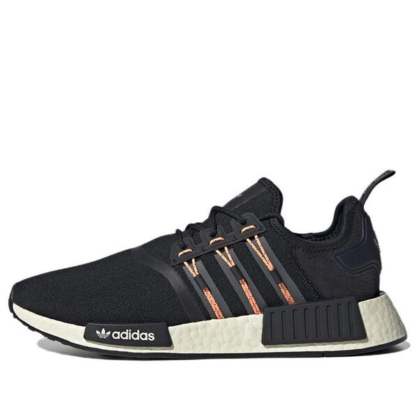 

Кроссовки nmd_r1 'black beam orange' Adidas, черный