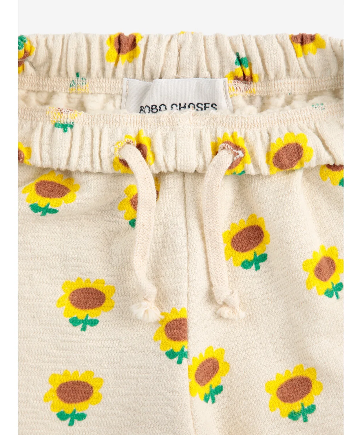 Штаны спортивные Sunflower all over, хлопок, бежевый — фото 3