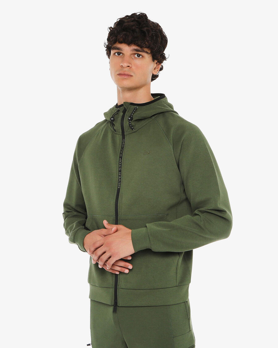 

JAKED Мужская синтетическая толстовка цвета милитари для фитнеса