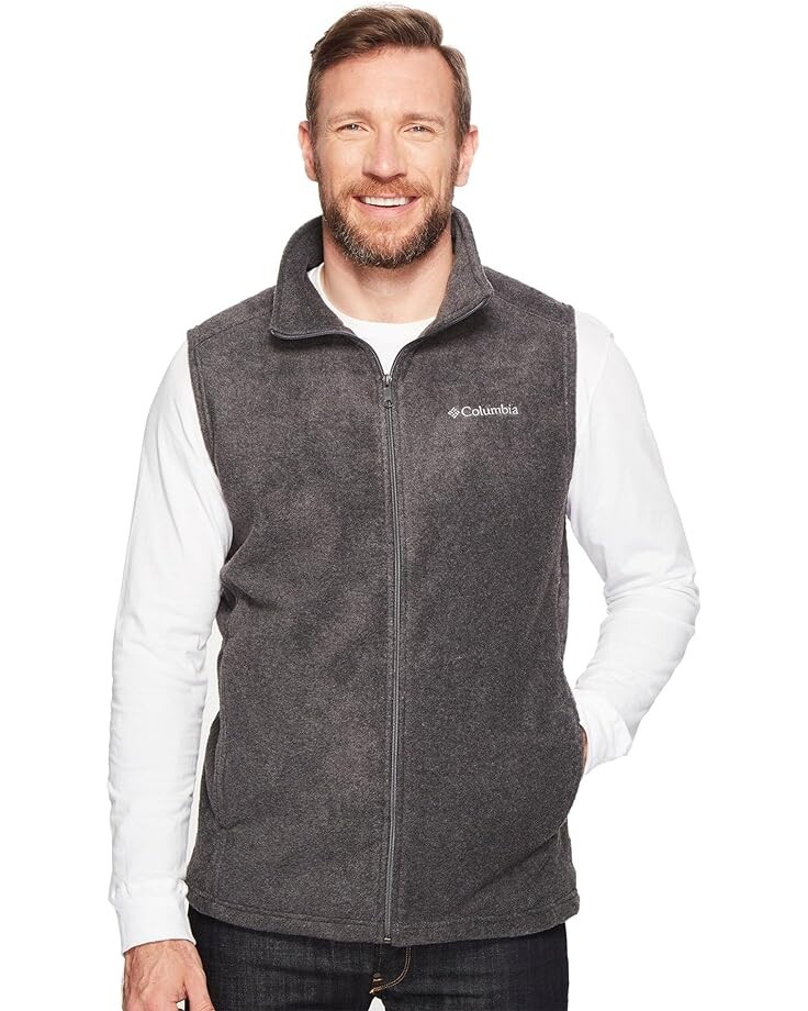 

Утепленный жилет Columbia Big & Tall Steens Mountain, цвет Charcoal Heather, Черный, Утепленный жилет Columbia Big & Tall Steens Mountain, цвет Charcoal Heather