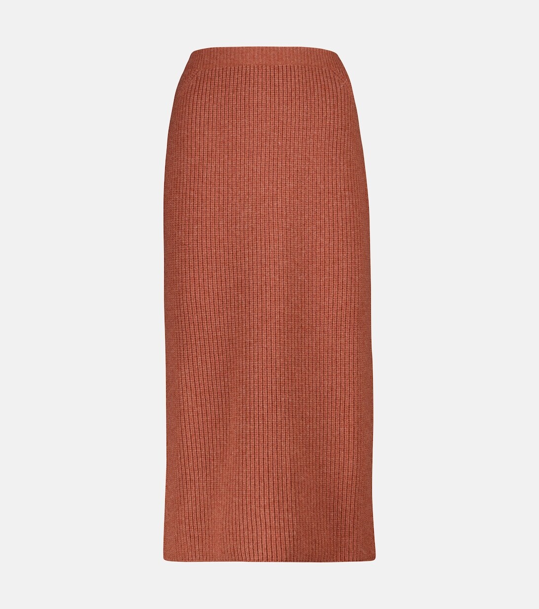 

Кашемировая юбка миди Davenport LORO PIANA, красный