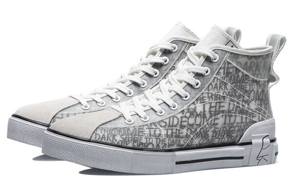 Кроссовки классические холщовые hi x star wars Li-Ning, серый — фото 3