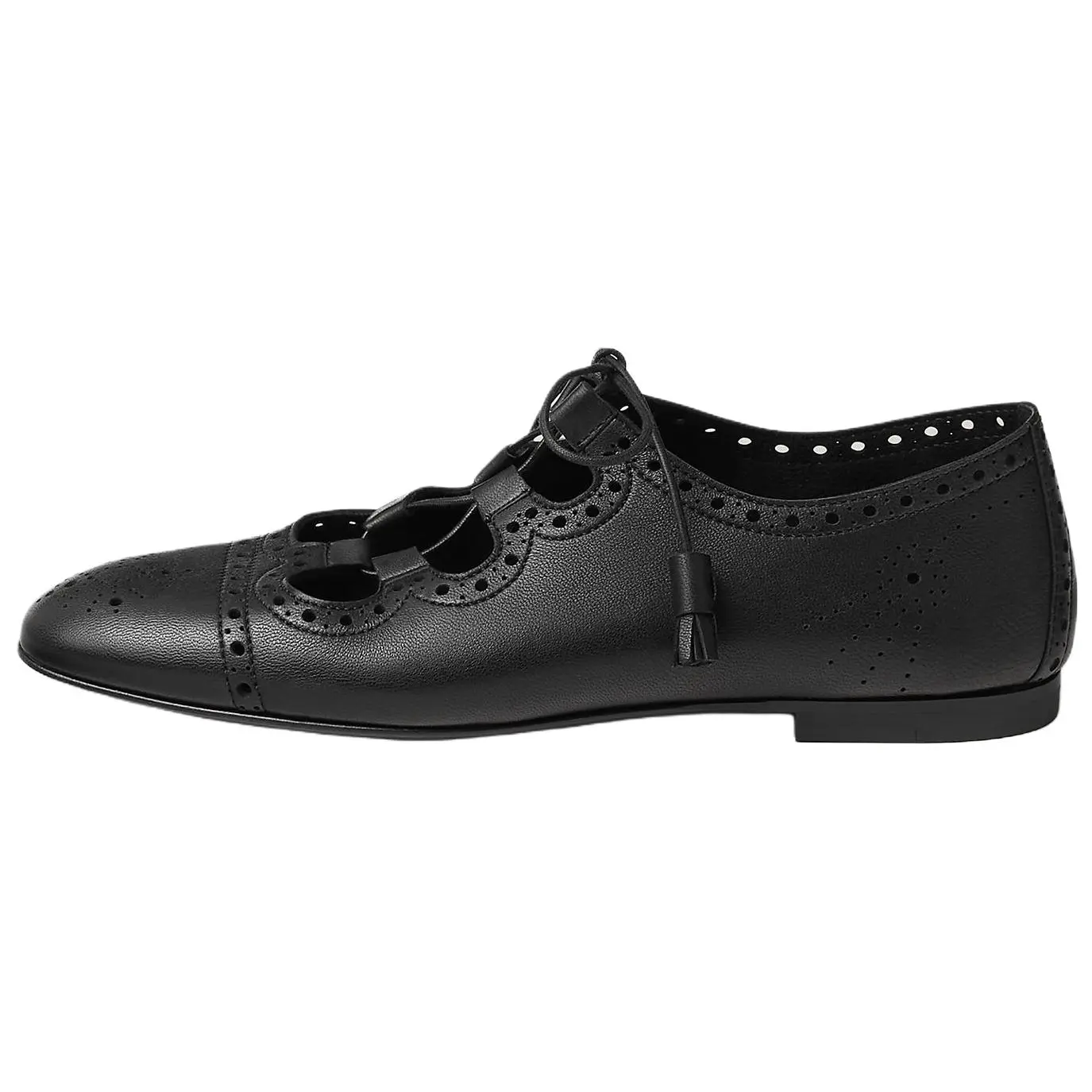 HERMES Туфли Мэри Джейн Khea Flat женские черные