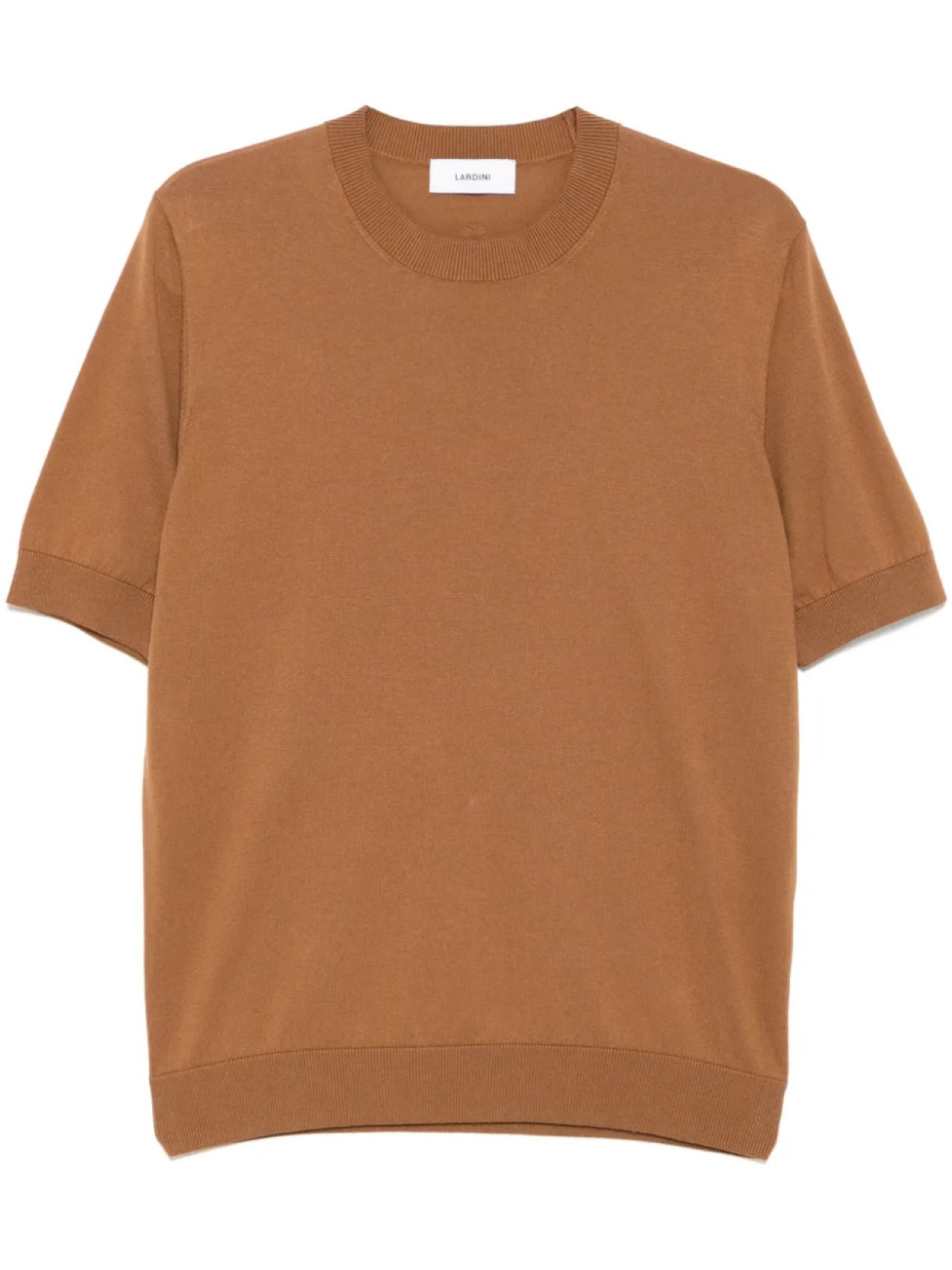 

Футболка из хлопка Lardini, коричневый