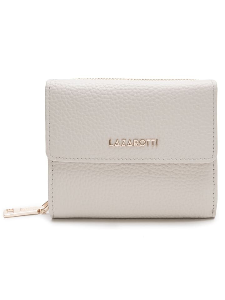 

Кошелек Lazarotti Bologna Leather Geldbörse Leder 12 cm, цвет cream