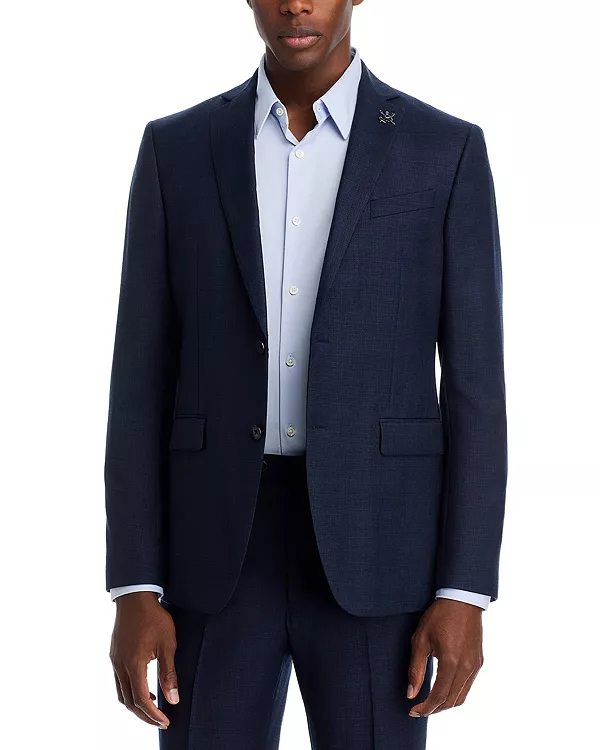 

Приталенный пиджак в клетку в тон John Varvatos Star Usa, синий